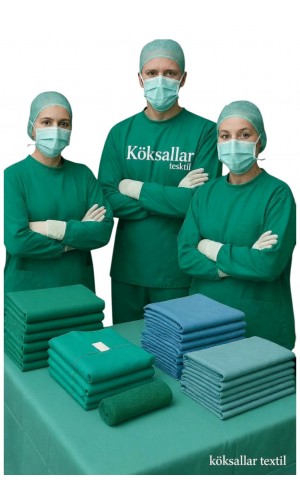 Yeşil kumaş ameliyathane yeşil keten kumaş metre fiyatı